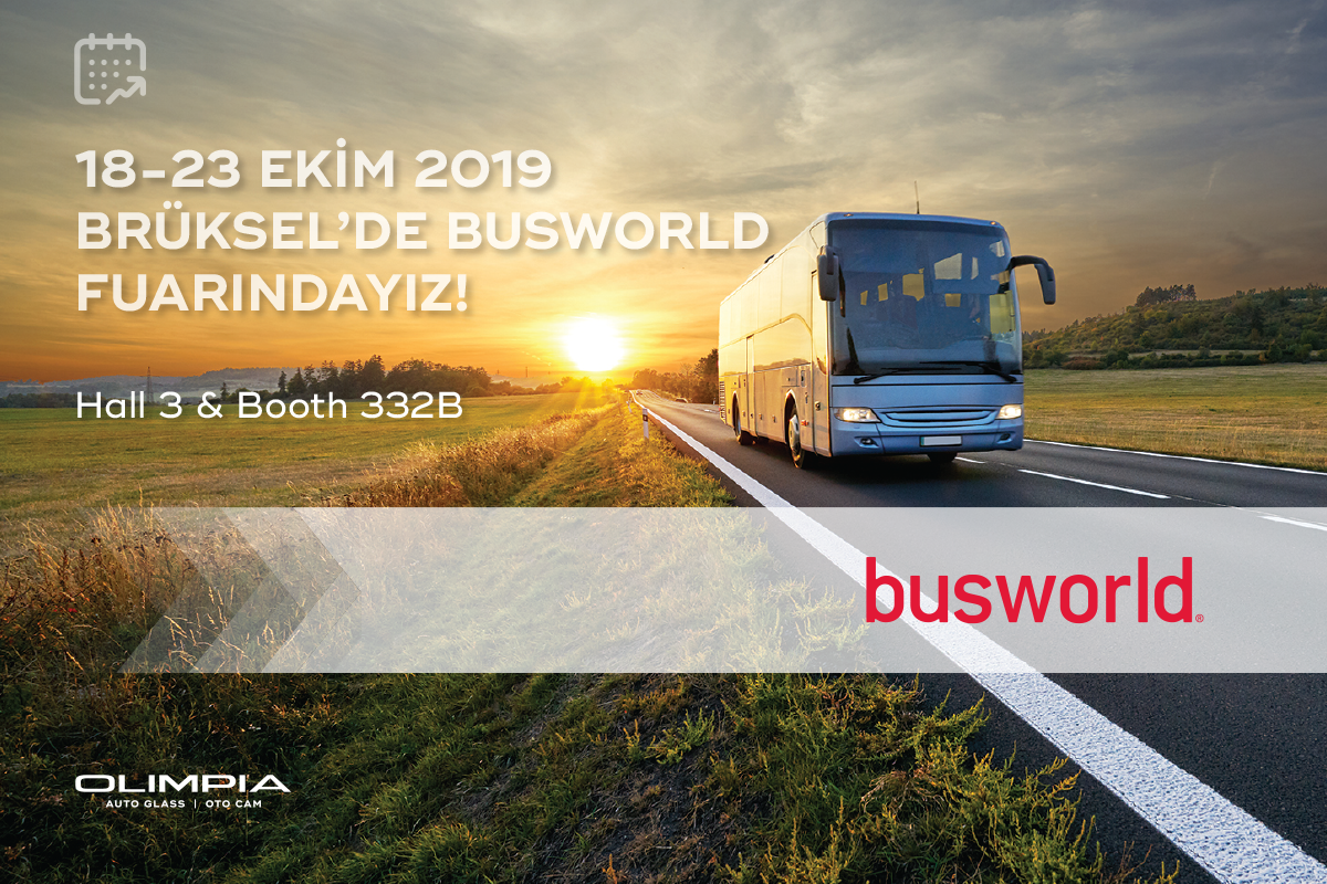 18-23 Ekim 2019 tarihleri arasında Brüksel’de Busworld Fuarındayız!