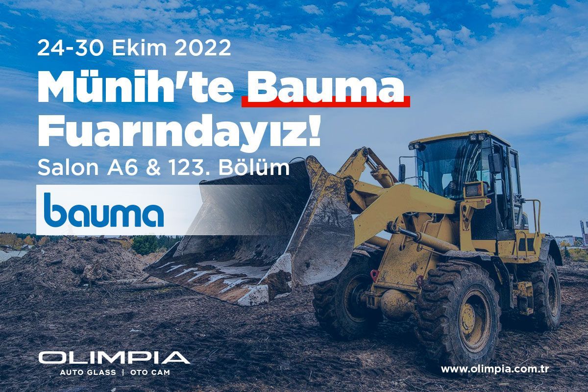 24-30 Ekim 2022 tarihleri arasında Münih’te Bauma Fuarındayız!