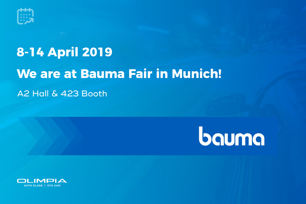 We will be at the Bauma Fair in Munich on 8-14 April 2019!