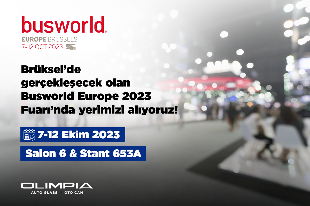 Brüksel'de gerçekleşecek olan Busworld Europe 2023 Fuarı'nda yerimizi alıyoruz!